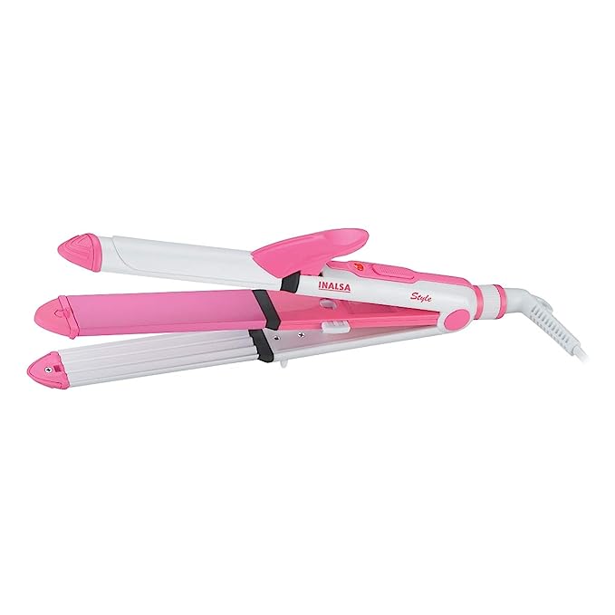 Inalsa 3-in-1 (Curler, Crimper & Straightener) Style Inalsa 3-in-1 (Curler, Crimper & Straightener) Style